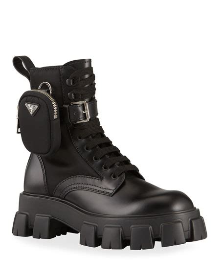 botes prada|prada military boots.